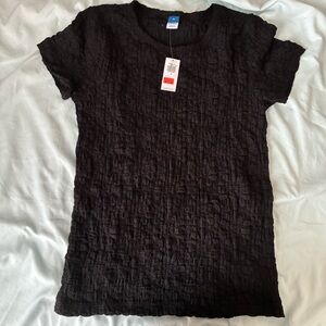 Old Navy Charcoal Textured Tee